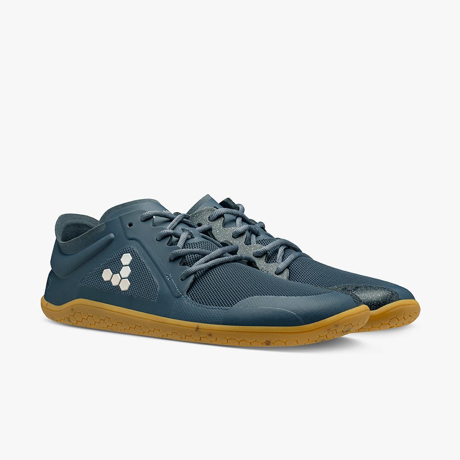 Blue Men's Vivobarefoot Primus Lite III Training Shoes | Philippines 0049VRWD